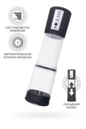 Прозрачная автоматическая помпа для пениса Andreas - 1