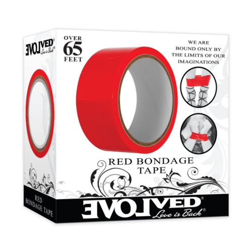 Красная лента для бондажа Red Bondage Tape - 20 м. - 5