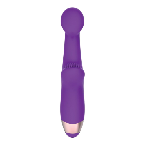 Фиолетовый массажёр для G-точки G-Spot Pleaser - 19 см. - 1