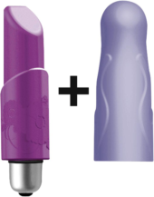 Фиолетовый вибронабор Joystick Ladylike - 0