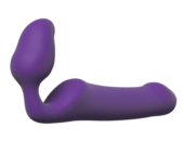 Фиолетовый безремневой страпон Queens L - 0