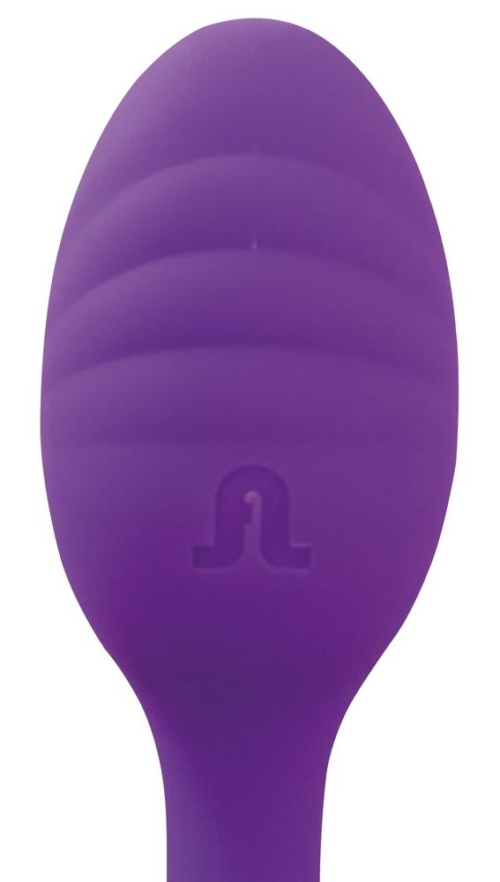 Фиолетовое виброяйцо Smart Dream II + LRS с пультом ДУ - 2