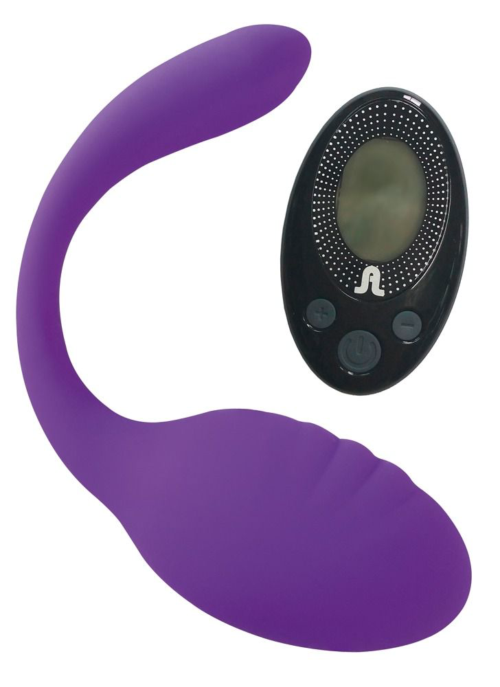 Фиолетовое виброяйцо Smart Dream II + LRS с пультом ДУ - 0