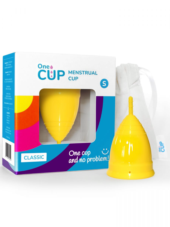 Желтая менструальная чаша OneCUP Classic - размер S - 1