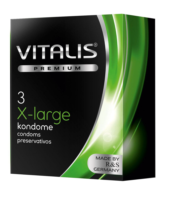 Презервативы увеличенного размера VITALIS PREMIUM x-large - 3 шт. - 0