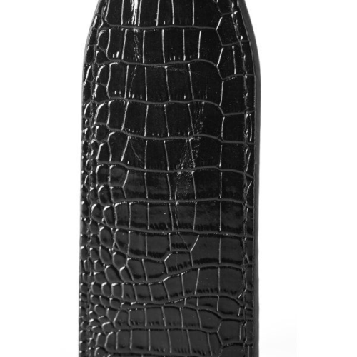 Черная шлепалка с петлёй Croco Paddle - 32 см. - 3