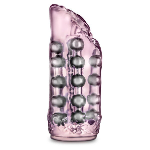 Розовый мастурбатор-вагина со стимулирующими бусинами Super Stroker - 2