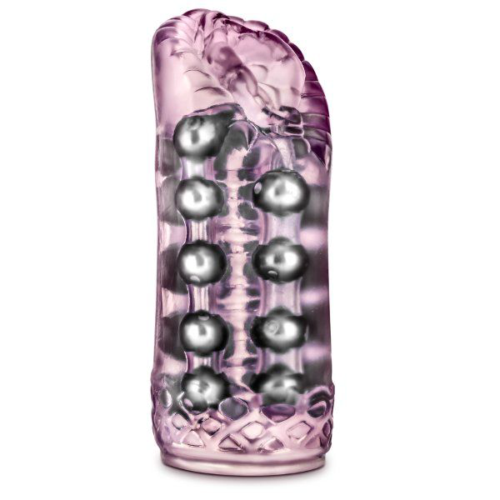 Розовый мастурбатор-вагина со стимулирующими бусинами Super Stroker - 0