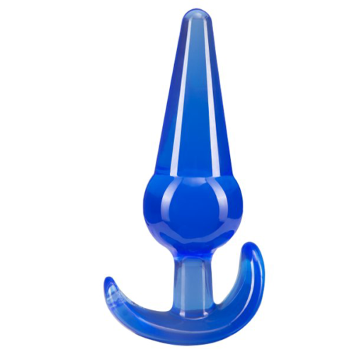 Синяя анальная пробка в форме якоря Large Anal Plug - 12,2 см. - 0