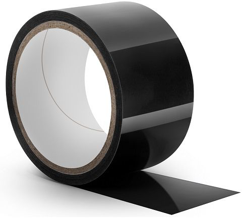 Черная липкая лента для бондажа Bondage Tape - 18,3 м. - 0