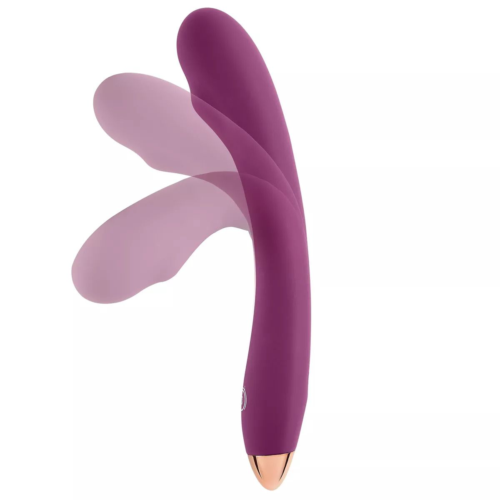 Фиолетовый стимулятор G-точки G-Spot Slim Flexible Vibrator - 22 см. - 2