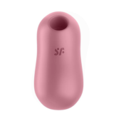 Розовый вакуум-волновой вибростимулятор Cotton Candy - 5