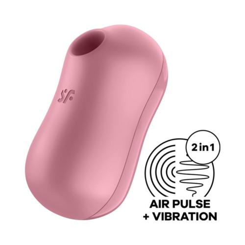 Розовый вакуум-волновой вибростимулятор Cotton Candy - 6
