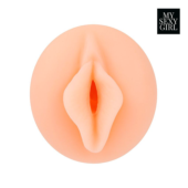 Реалистичный мастурбатор-вагина с рельефной внутренней поверхностью - 5