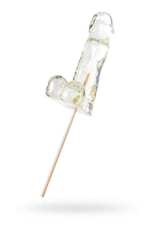 Прозрачный леденец в форме пениса со вкусом пина колада - 1
