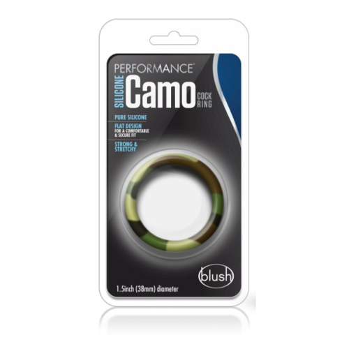 Эрекционное кольцо камуфляжной расцветки Silicone Camo Cock Ring - 1