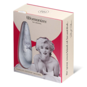 Белый бесконтактный клиторальный стимулятор Womanizer Marilyn Monroe Special Edition - 5