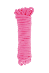 Розовая веревка для связывания Sweet Caress Rope - 10 метров - 0