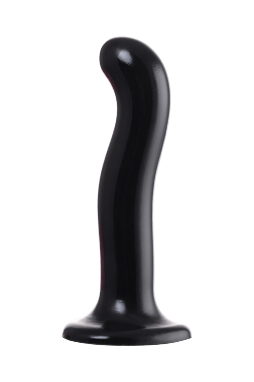 Черный стимулятор для пар P G-Spot Dildo Size M - 18 см. - 3
