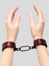 Ошейник с наручниками Reversible Faux Leather Collar and Wrist - 2