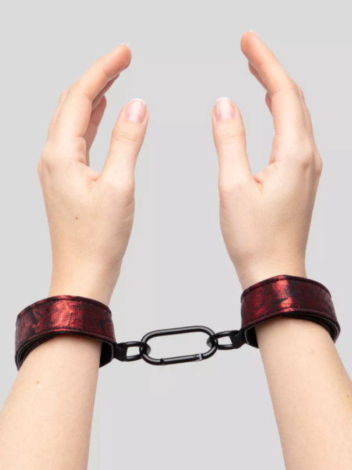 Ошейник с наручниками Reversible Faux Leather Collar and Wrist - 2