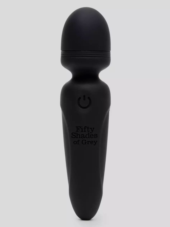 Черный мини-wand Sensation Rechargeable Mini Wand Vibrator - 10,1 см. - 0