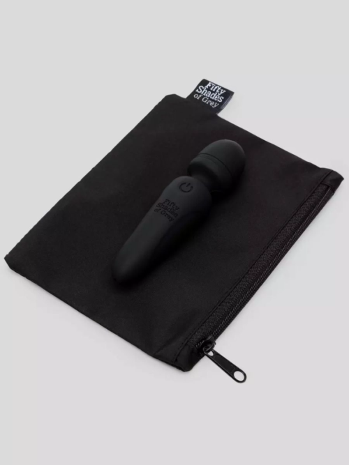 Черный мини-wand Sensation Rechargeable Mini Wand Vibrator - 10,1 см. - 2