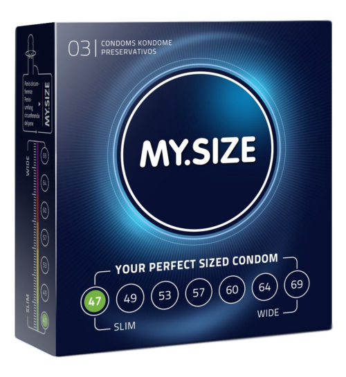 Презервативы MY.SIZE размер 47 - 3 шт. - 0