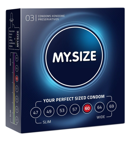 Презервативы MY.SIZE размер 60 - 3 шт. - 0