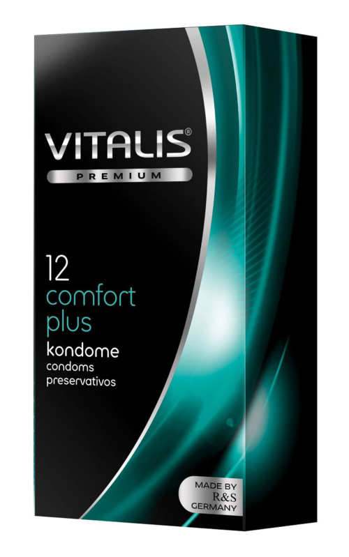 Контурные презервативы VITALIS PREMIUM comfort plus - 12 шт. - 0
