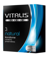 Классические презервативы VITALIS PREMIUM natural - 3 шт. - 0