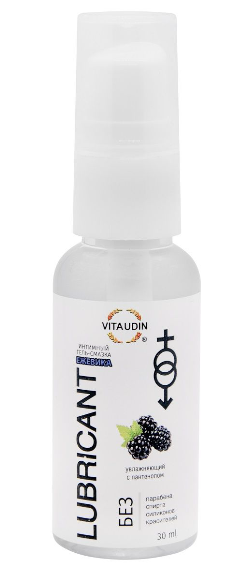 Интимный гель-смазка на водной основе VITA UDIN с ароматом ежевики - 30 мл. - 0