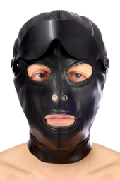 Маска-шлем с отверстием для рта и съемными шорами - 2