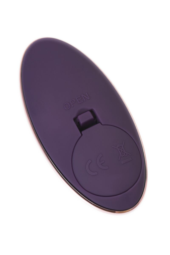 Фиолетовое виброяйцо с имитацией фрикций Bumpy - 2