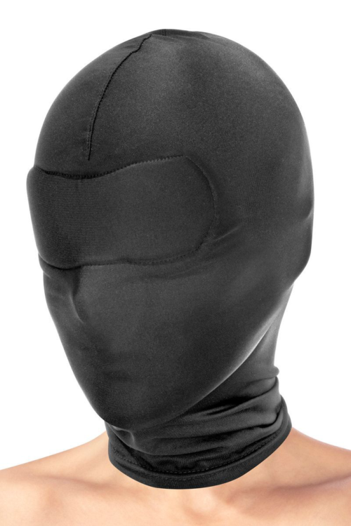 Сплошная маска-шлем с имитацией повязки для глаз - 0