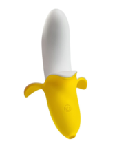 Оригинальный мини-вибратор в форме банана Mini Banana - 13 см. - 4