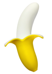 Оригинальный мини-вибратор в форме банана Mini Banana - 13 см. - 0