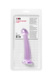 Фиолетовый фаллоимитатор Jelly Dildo S - 15,5 см. - 6