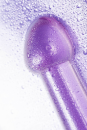 Фиолетовый фаллоимитатор Jelly Dildo S - 15,5 см. - 8