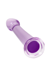 Фиолетовый фаллоимитатор Jelly Dildo M - 18 см. - 2