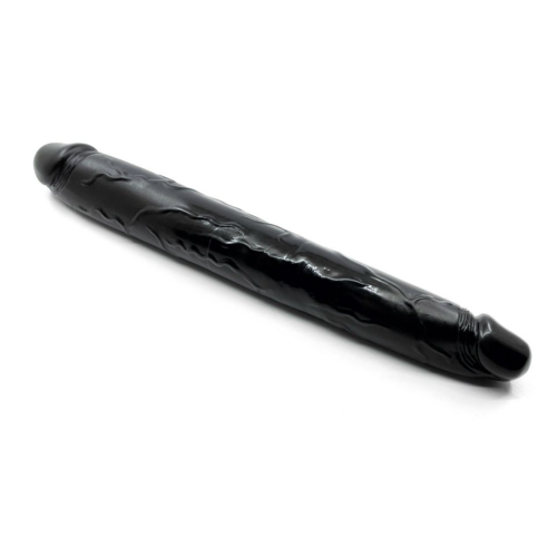 Черный двухсторонний фаллоимитатор Exxxtreme Double Head Dong - 41,3 см. - 0