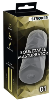Серый мастурбатор Squeezable Masturbator 01 - 6