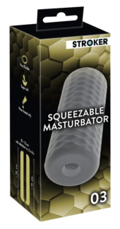 Серый мастурбатор Squeezable Masturbator 03 - 8
