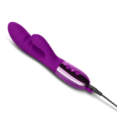 Фиолетовый вибромассажер-кролик Blend - 20,2 см. - 5