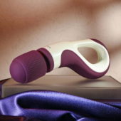Фиолетовый вибростимулятор Handle It - 4