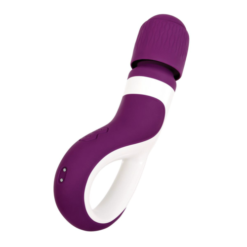 Фиолетовый вибростимулятор Handle It - 2