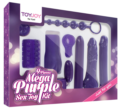 Эротический набор Toy Joy Mega Purple - 0