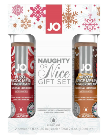 Набор из 2 вкусовых лубрикантов JO Naughty or Nice