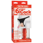Трусики с вибронасадкой Vac-U-Lock Set Vibro 6 ULTRASKYN Ultra Harness - 18,5 см. - 1