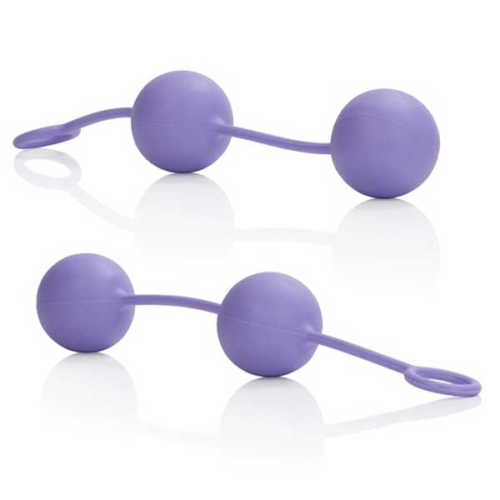 Фиолетовые вагинальные шарики Lia Love Balls - 1